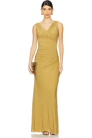 RONNY KOBO Maxivestido sophia en color verde talla L en - Green. Talla L (también en M, S, XS).