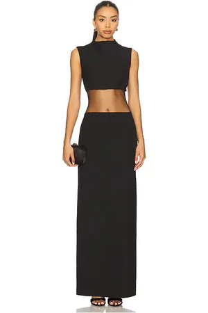 Lovers And Friends Vestido largo wright en color talla L en - Black. Talla L (también en M, S, XL, XS, XXS).