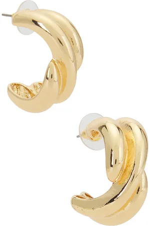 8 Other Reasons Pendientes de tachuela en color oro metálico talla all en - Metallic Gold. Talla all.