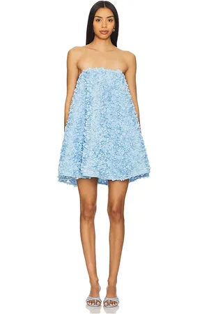 ELLIATT Minivestido kaia en color bebe azul talla L en - Baby Blue. Talla L (también en M, S, XL, XS).