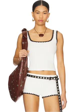 SIEDRES Imena top en color talla L en - White. Talla L (también en M, S, XS, XXS).