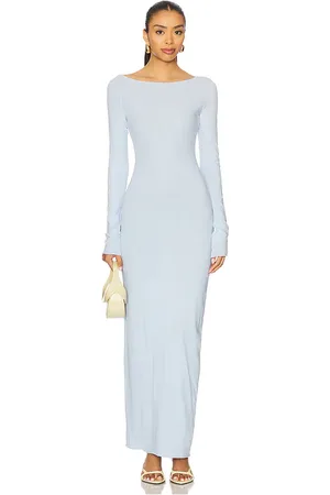 Cotton Citizen Maxivestido marbella en color bebe azul talla L en - Baby Blue. Talla L (también en M, S, XS).