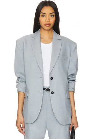 ANINE BING Chaqueta quinn en color bebe azul talla M en - Baby Blue. Talla M (también en S, XS).