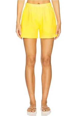 Cotton Citizen Roma short en color amarillo talla L en - Yellow. Talla L (también en M, S, XS).