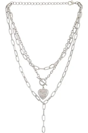 petit moments Collar harp en color metálico talla all en - Metallic Silver. Talla all.