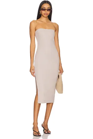LA Made Vestido tubo toby en color beige talla L en - Beige. Talla L (también en M, S, XS).