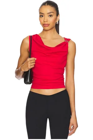 SOVERE Talia top en color rojo talla M en - Red. Talla M (también en S, XS).