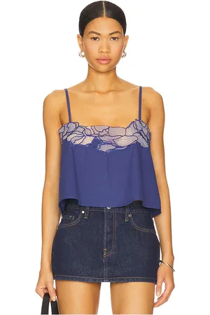 SNDYS Greta top en color talla L en - Navy. Talla L (también en M, S, XL, XS, XXL).
