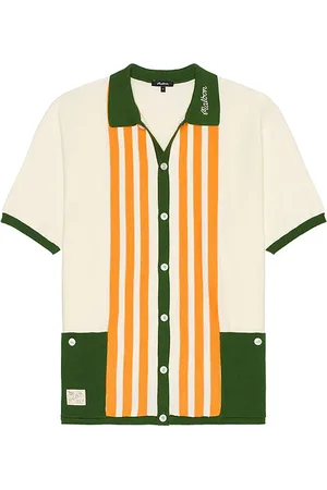 Malbon Golf Camisa gabbiano en color crema talla L en - Cream. Talla L (también en M, S, XL/1X).