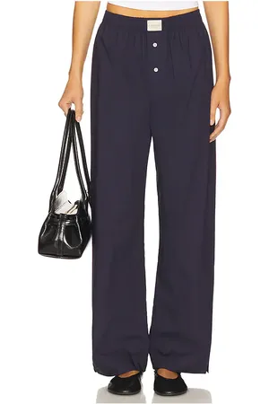 Comme Si Pantalón boxer la boxer alta en color talla L en - Navy. Talla L (también en M, S, XL, XS).