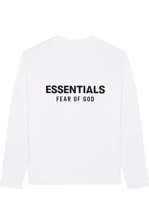 FEAR OF GOD Camiseta manga larga classic en color blanco talla L en - White. Talla L (también en M