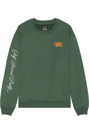 Malbon Golf Sudadera deportiva cuello redondo gd en color verde talla L en - Green. Talla L (también en M, S, XL/1X).