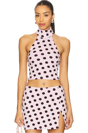 AFRM Anira top en color lavanda talla 1X en - Lavender. Talla 1X (también en 2X, 3X, L, M, XL, XXL).