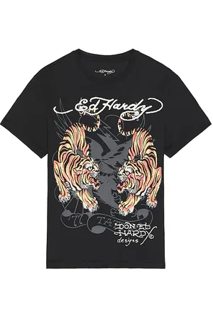 ED HARDY Camiseta tigers en color talla L en - Black. Talla L (también en M, S, XL/1X).