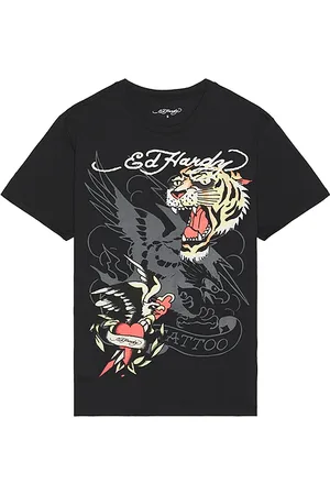 ED HARDY Camiseta tiger eagle en color talla L en - Black. Talla L (también en M, S, XL/1X).