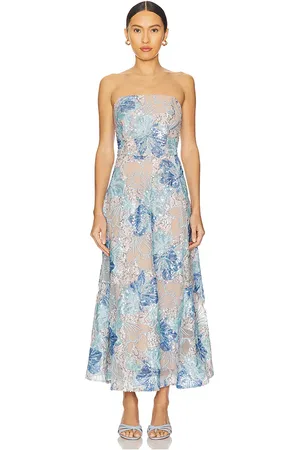ELLIATT Vestido midi leonie en color bebe talla M en - Baby Blue. Talla M (también en S, XXL, XXS).