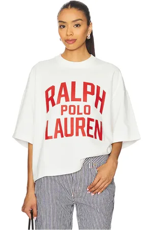 Ralph Lauren Camiseta cuello redondo oe jersey knit en color blanco talla M en - White. Talla M (también en S).