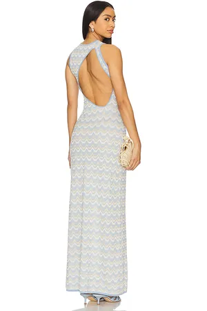 DEVON WINDSOR Vestido dalia en color bebe azul talla L en - Baby Blue. Talla L (también en M, S, XL, XS).