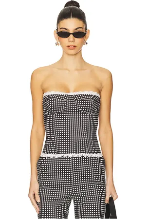 WeWoreWhat Strapless corset en color negro talla 0 en - Black. Talla 0 (también en 00, 10, 2, 4, 6, 8).