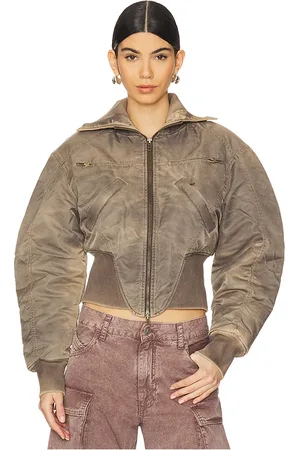 KNWLS Chaqueta claw en color taupe talla L en - Taupe. Talla L (también en M, S).
