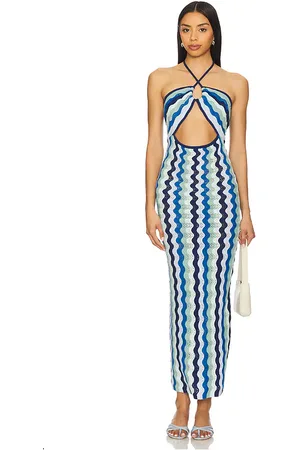 Capittana Vestido poppy en color blue,navy talla M-L en - Blue,Navy. Talla M-L (también en XS-S).