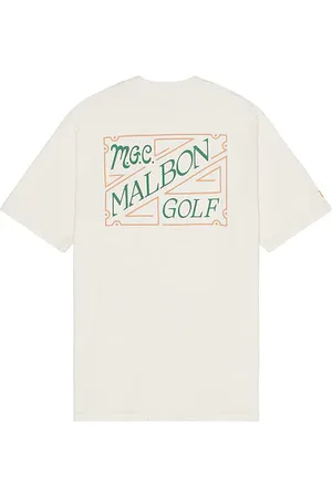Malbon Golf Camiseta villa en color crema talla L en - Cream. Talla L (también en M, S, XL/1X).