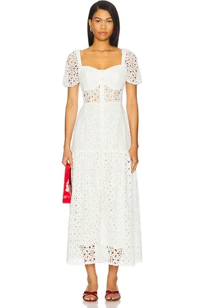 heartLoom Vestido sarella en color blanco talla L en - White. Talla L (también en M, S, XS).