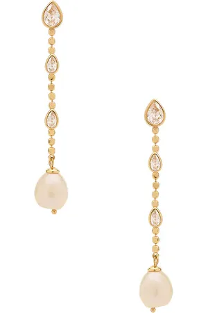 Ettika Pendientes largos en color oro metálico talla all en - Metallic Gold. Talla all.