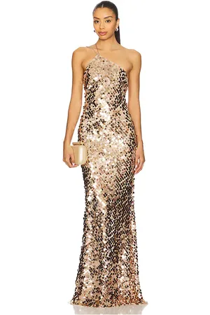 The Sei Vestido de lentejuelas con un solo hombro en color bronce metálico talla 0 en - Metallic Bronze. Talla 0 (también en 2).