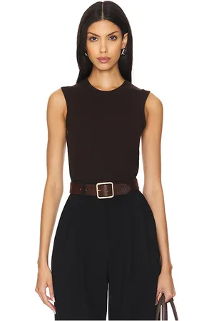 NILI LOTAN Camiseta tirantes may en color marrón talla L en - Brown. Talla L (también en S).