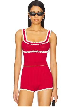MAJORELLE Camiseta tirantes brielle en color rojo talla L en - Red. Talla L (también en M, S, XL, XS, XXS).