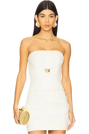 NANA JACQUELINE Seraphina top en color ivory talla L en - Ivory. Talla L (también en M, S, XS).