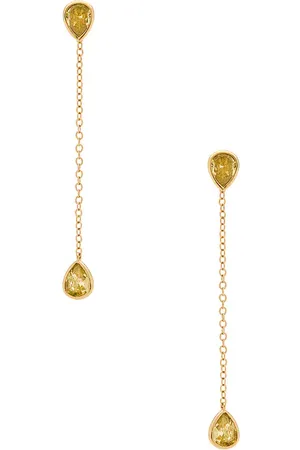 Ettika Pendientes largos en color oro metálico talla all en - Metallic Gold. Talla all.