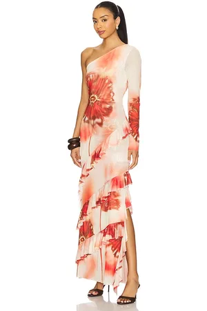 Especia Vestido largo glowvine en color talla L en - Red. Talla L (también en M, S).