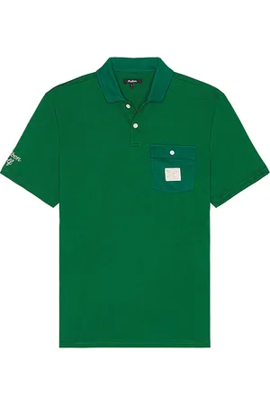 Malbon Golf Jovis solid polo en color verde talla L en - Green. Talla L (también en M, S, XL/1X).