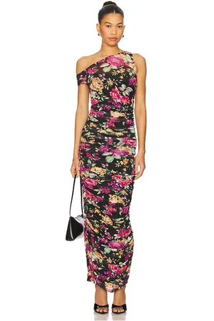 AFRM Vestido biona en color black,pink talla 1X en - Black,Pink. Talla 1X (también en L, M, S, XL, XS, XXL, XXS).