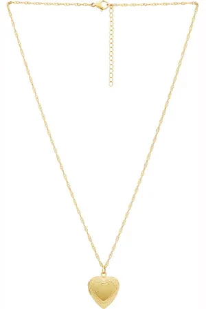 petit moments Collar locket en color oro metálico talla all en - Metallic Gold. Talla all.