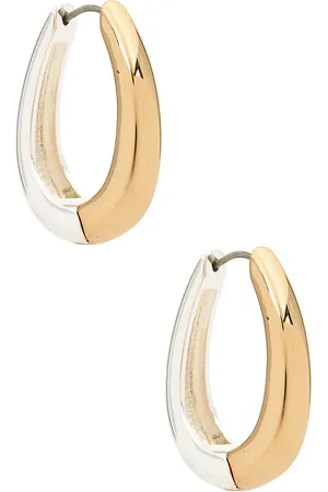 Ettika Pendientes de aro en color oro metálico talla all en - Metallic Gold. Talla all.