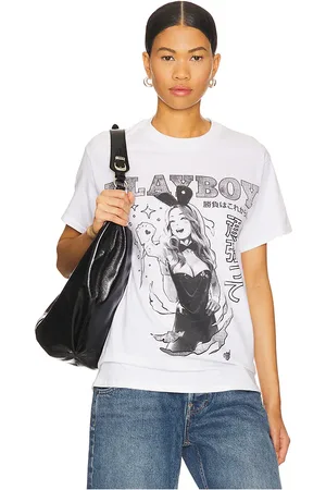 Playboy Real games tee en color talla L en - White. Talla L (también en M, S, XL/1X, XS).