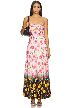 Essentiel Antwerp Vestido midi heorgia en color ivory,pink talla 32 en - Ivory,Pink. Talla 32 (también en 34, 36, 38, 40)