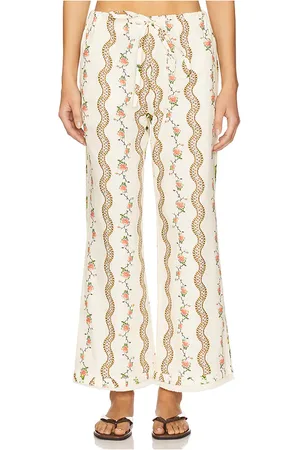 SIEDRES Pantalones savina en color crema talla 32 en - Cream. Talla 32 (también en 34, 36, 38, 40, 42).