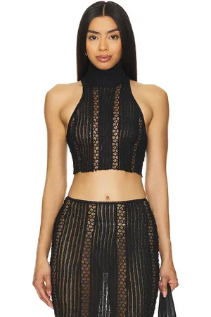 God Save Queens Pandora top en color talla L en - Black. Talla L (también en M).