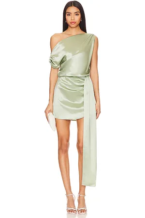 NONchalant Label Minivestido natalia en color talla L en - Sage. Talla L (también en S).