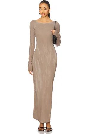 Cotton Citizen Maxivestido marbella en color gris talla M en - Grey. Talla M (también en S, XS).