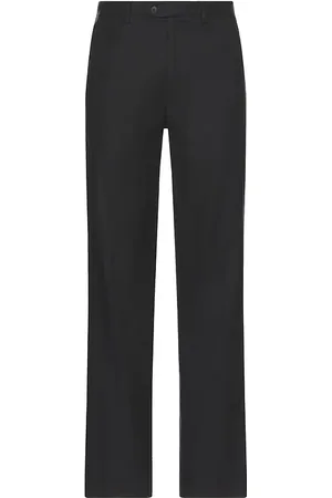 CLUB MONACO Pantalones de traje herringbone linen en color negro talla 30 en - Black. Talla 30 (también en 31, 32, 33, 34