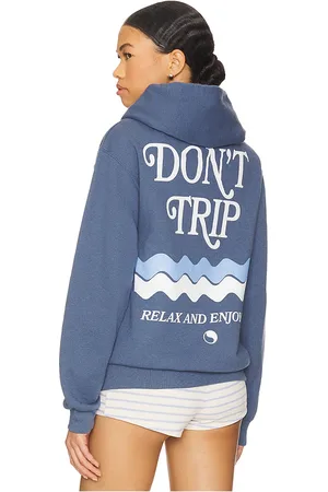 Free & Easy Sudadera cool en color azul talla L en - Blue. Talla L (también en M, S, XL/1X).