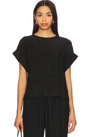 ANINE BING Jollie top en color negro talla L en - Black. Talla L (también en M, S, XS).
