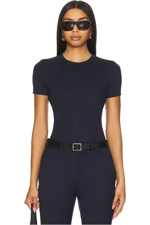 Helmut Lang Camiseta encogida en color talla M en - Navy. Talla M (también en XS).