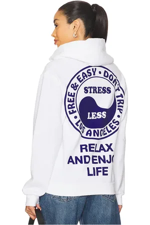Free & Easy Sudadera lifesaver en color talla L en - White. Talla L (también en M, S, XL/1X).