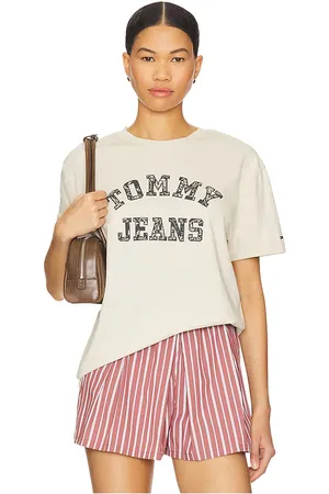 Tommy Hilfiger Camiseta paisley en color crema talla L en - Cream. Talla L (también en M, S, XL/1X, XS).